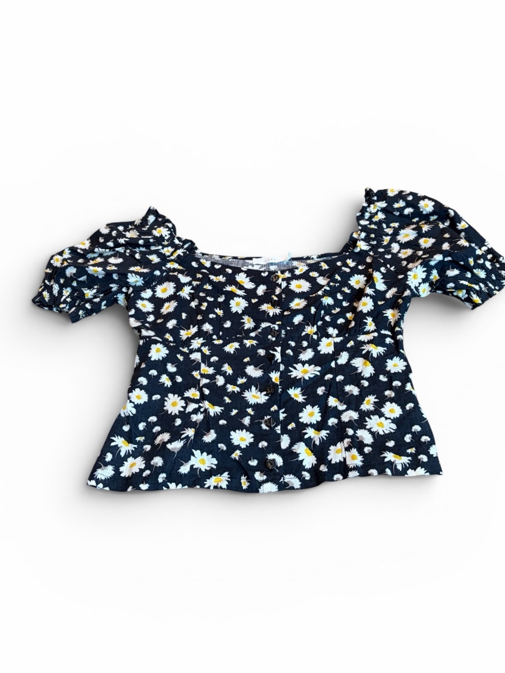 LUSH linen blend floral top